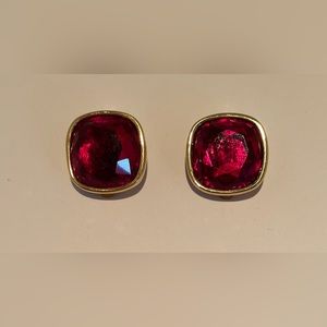 Signed SAL vintage clip on earrings